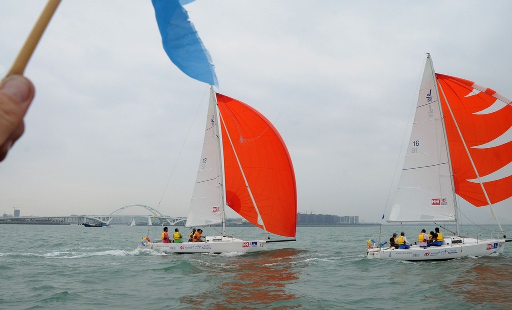 In the lead - for now - China Club Challenge Match 2011 © Alistair Skinner